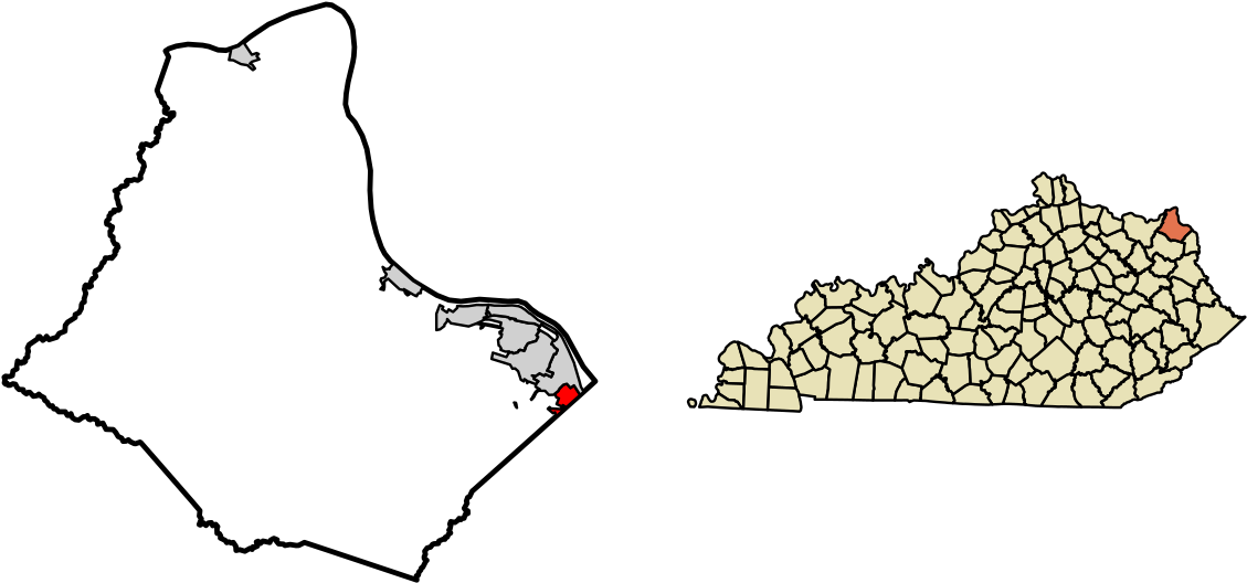 Map Of Kentucky (1200x598), Png Download