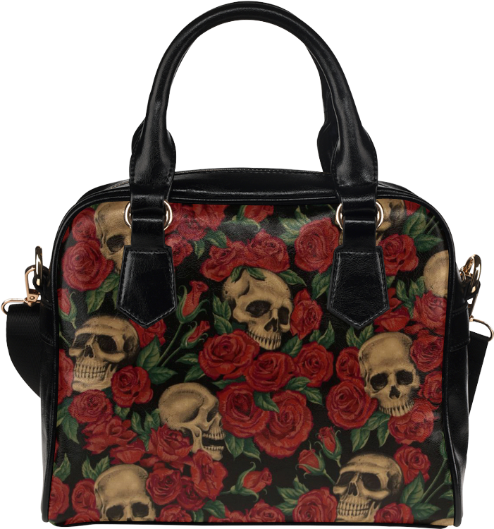 Alexander Henry Resting In Roses Black (1000x1000), Png Download