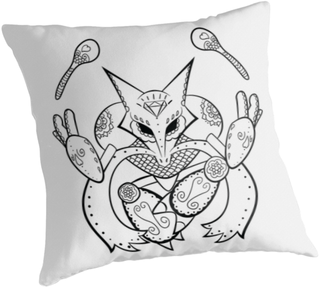 Alakazam De Los Muertos (875x875), Png Download