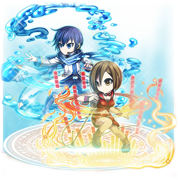 Vocaloid Banner - Brave Frontier Meiko Gif (626x633), Png Download