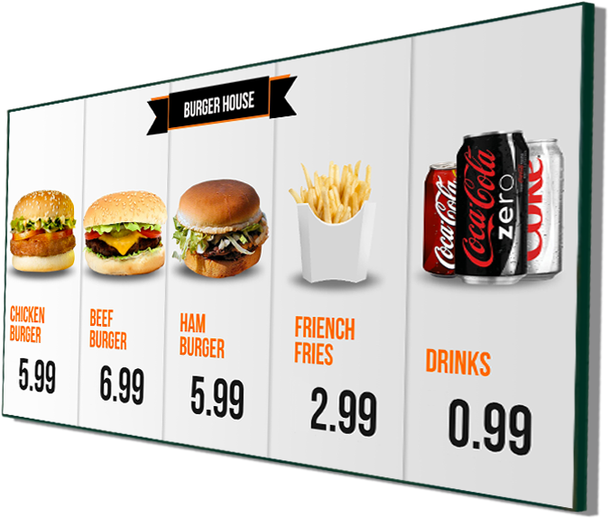 My Digital Menu Board - Menu (766x600), Png Download