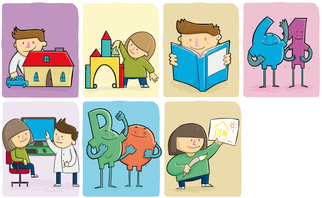 Cartoon Font Free - Paper Toys (1600x1131), Png Download