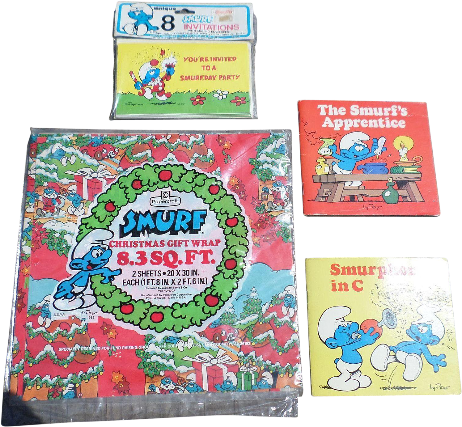 The S Smurf Collection Set Of Two (1494x1494), Png Download
