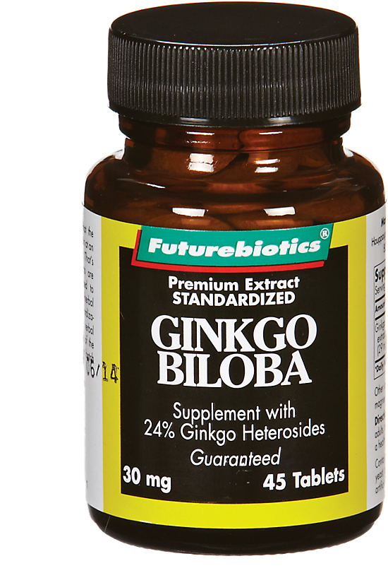 Futurebiotics Ginkgo Biloba - Futurebiotics Ginkgo Biloba 30mg - 45 Tablet (550x811), Png Download