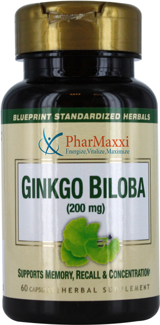Ginkgo Biloba 200 Mg - Windmill Herbals Ginkgo Biloba 200 Mg Capsules 60 Capsules (500x700), Png Download