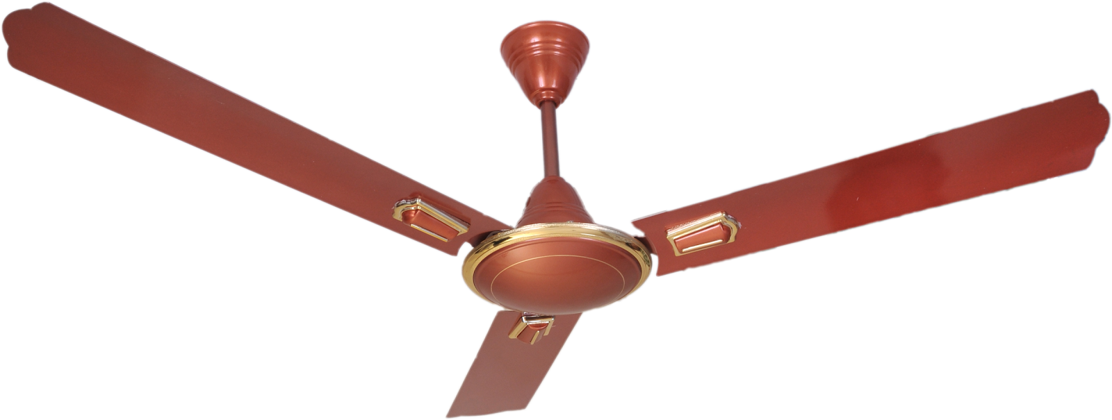 Brown Ceiling Fan Png Image Transparent - Ceiling Fan (1600x605), Png Download