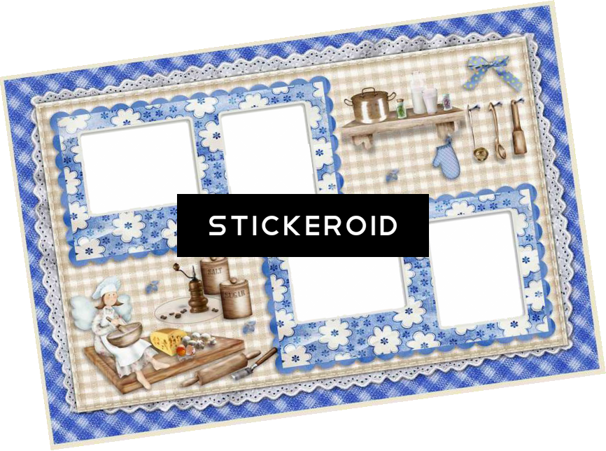 Collage Frame (866x644), Png Download