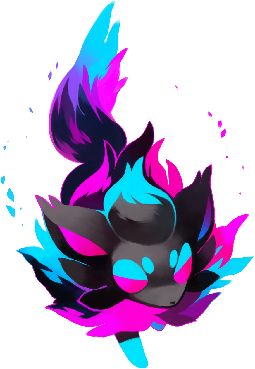 Report Abuse - Shiny Zorua (943x1300), Png Download