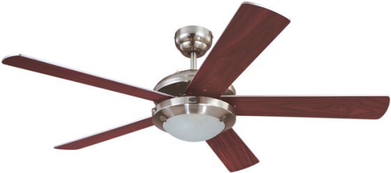 Monte Carlo Ceiling Fan With Uplight (600x600), Png Download