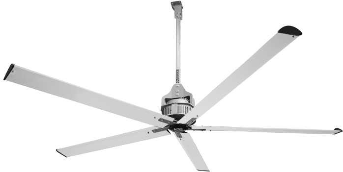 1 - Ventilateur De Plafond Industriel (715x640), Png Download