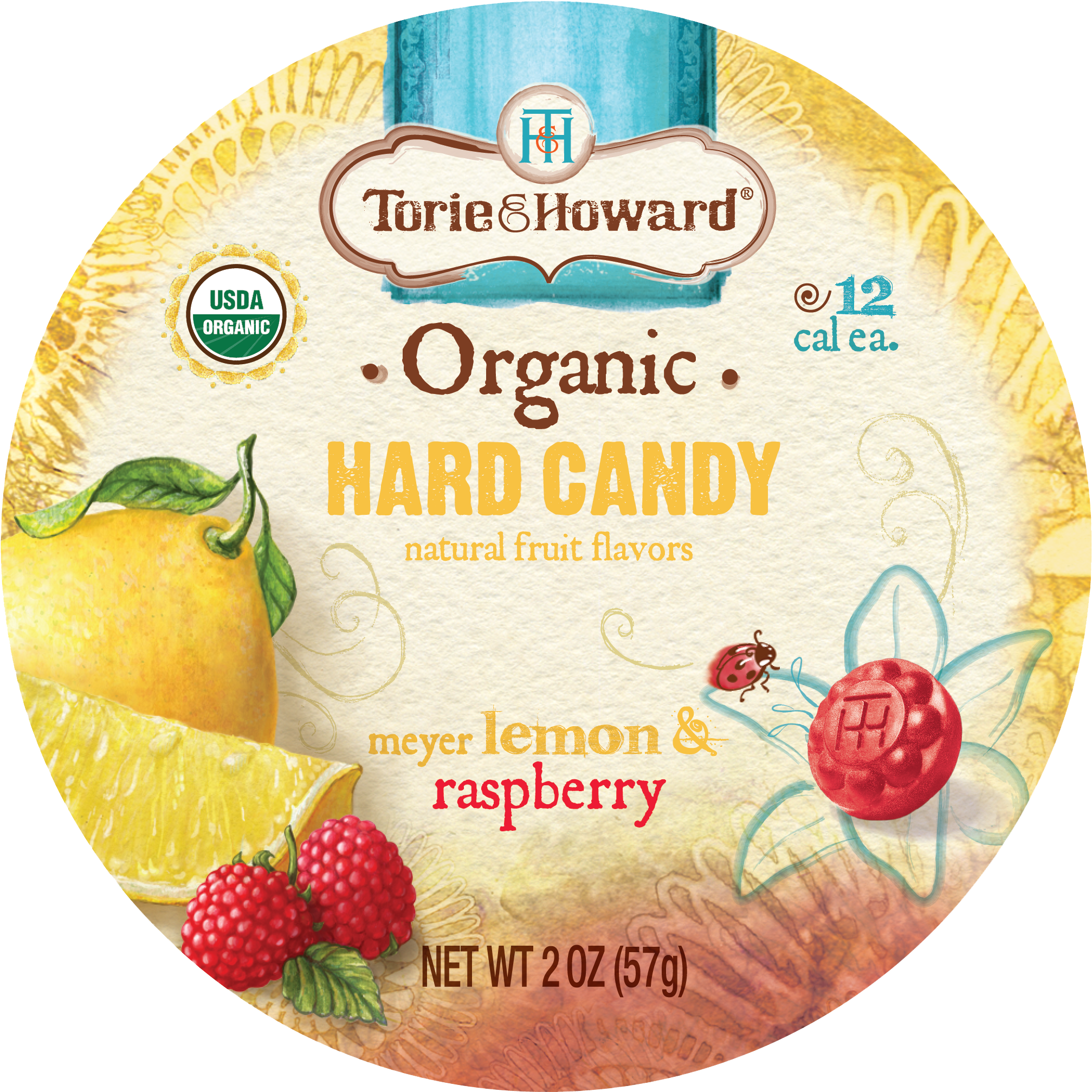 Torie & Howard Organic Hard Candy Is Usda Organic And - Torie And Howard Candy (2837x2837), Png Download