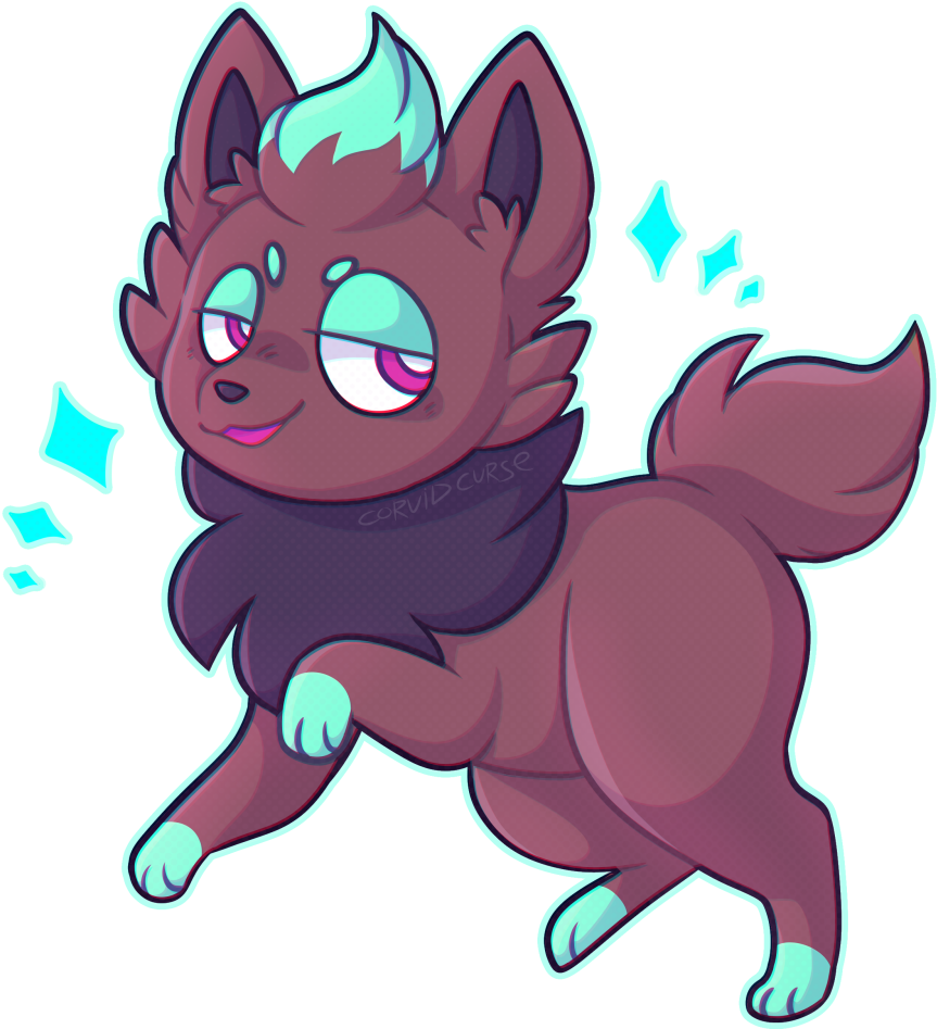 Zorua - Art (950x950), Png Download