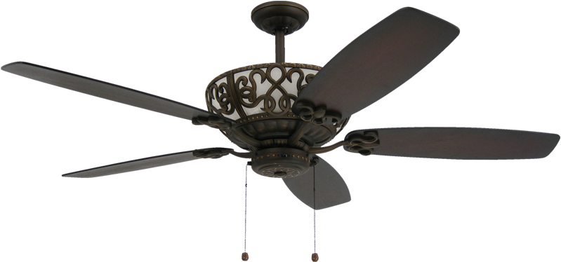 Excalibur 60 In Rubbed Bronze Uplight Ceiling Fan Dans - Troposair Ceiling Fans Excalibur 60 In. Rubbed Bronze (800x392), Png Download