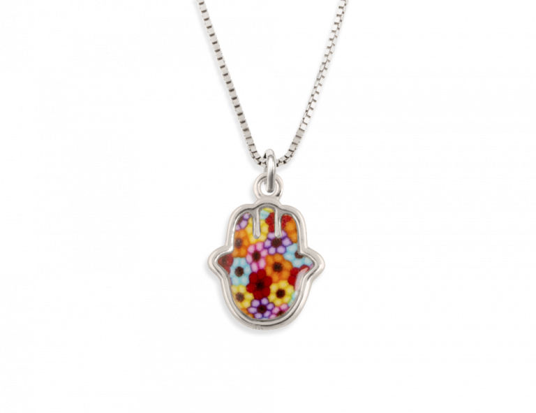 Pp G300 07 14kw 1534325714 Hamsa G300 Flowers - Locket (768x591), Png Download