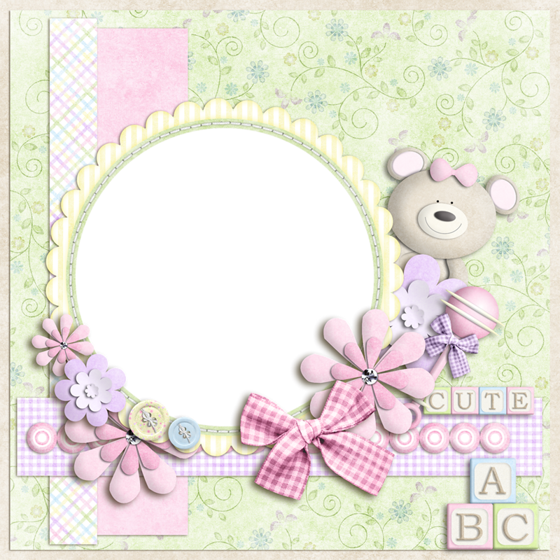 Baby Cakes Baby Scrapbook Pages, Scrapbook Frames, - Tarjetas Para Recien Nacidos Gratis (800x800), Png Download