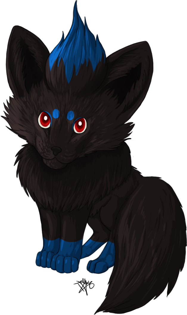 Drew A Quick Shiny Zorua As Part Of My Ongoing Project (715x1078), Png Download