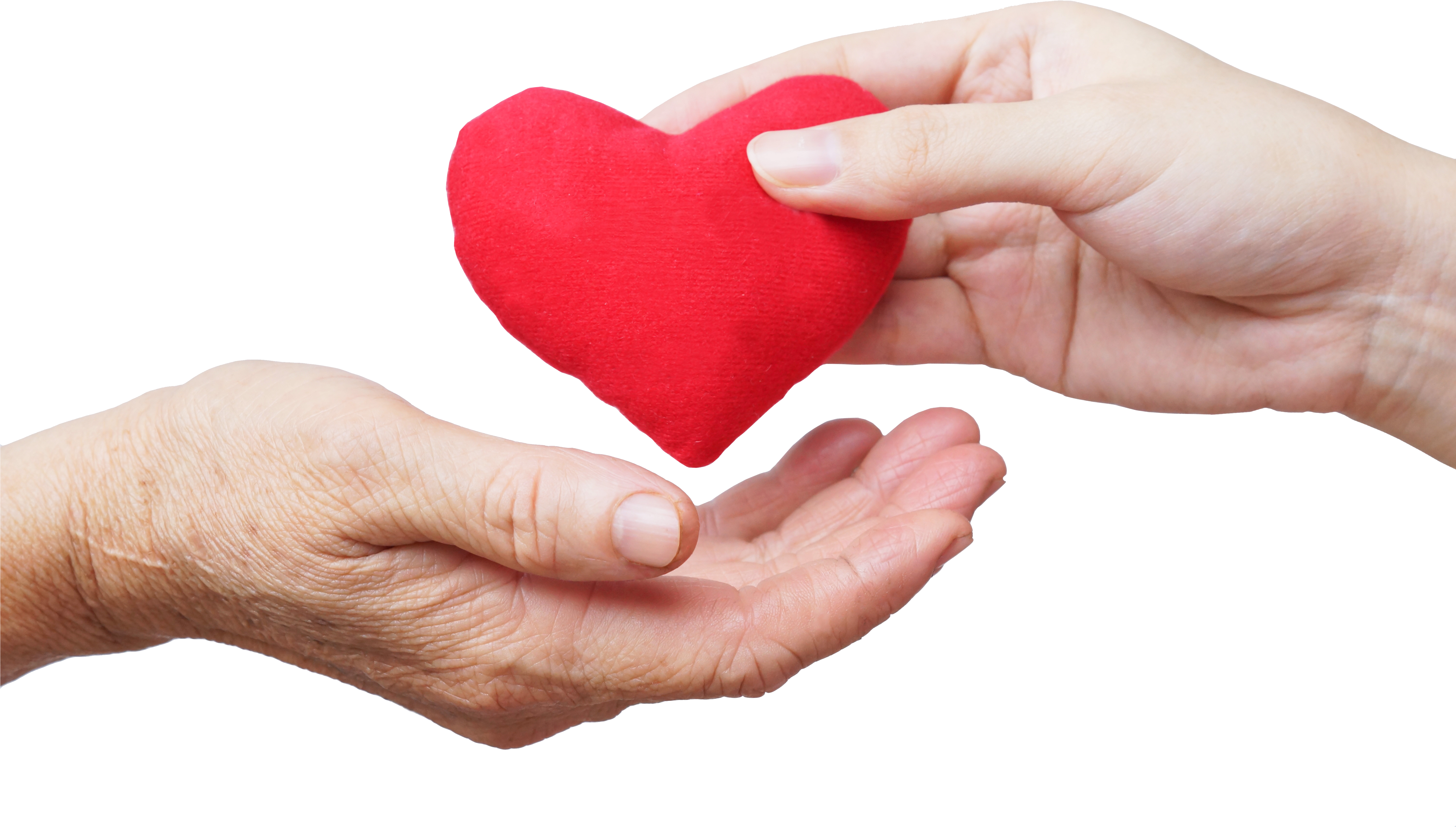 Hands Giving Heart (6000x4000), Png Download