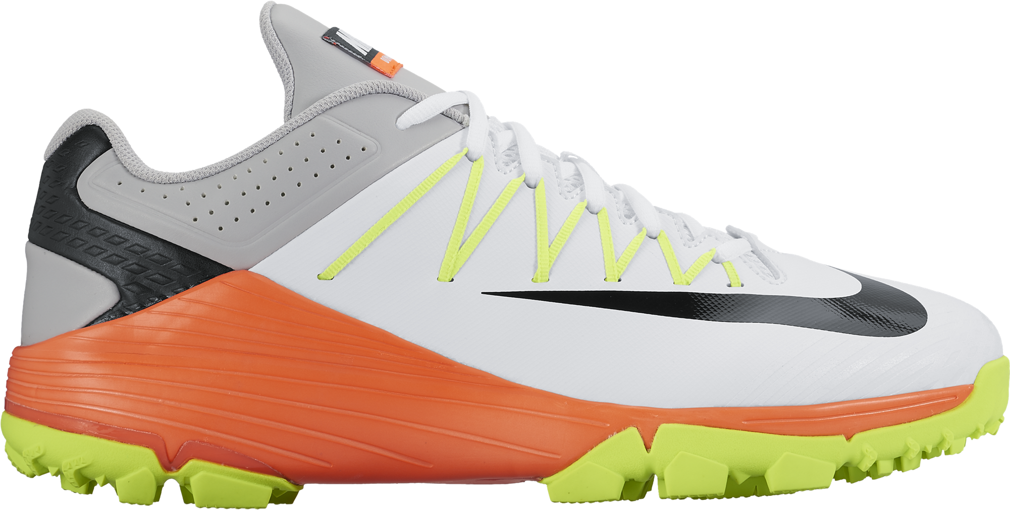 Download Nike Multi Color Cricket Shoes PNG Image with No Background