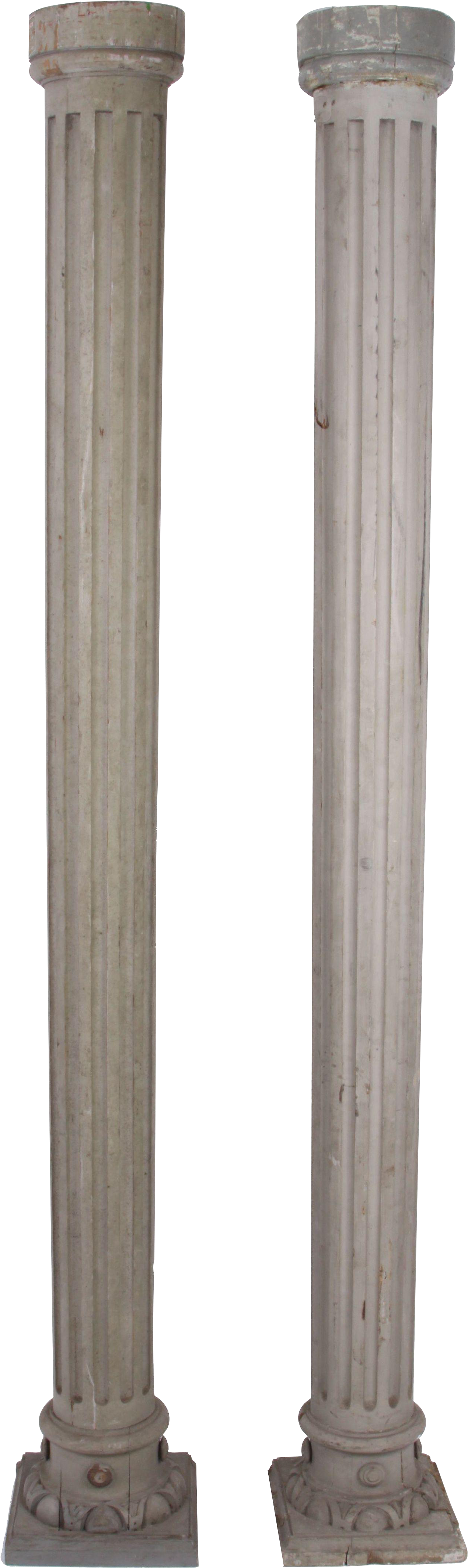 French Carved Wood Columns - Wood Columns Png (5022x5022), Png Download