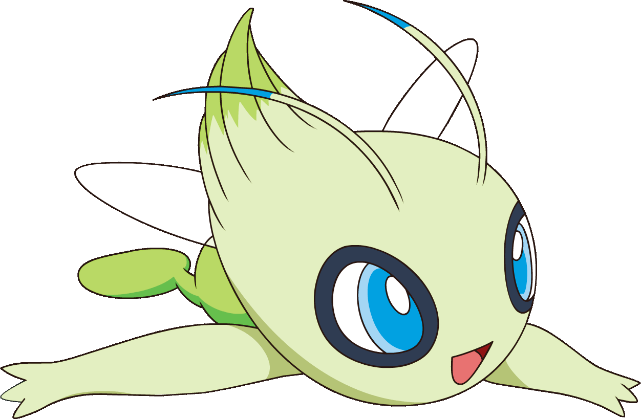 Celebi Dp2 - Cartoon (1252x819), Png Download