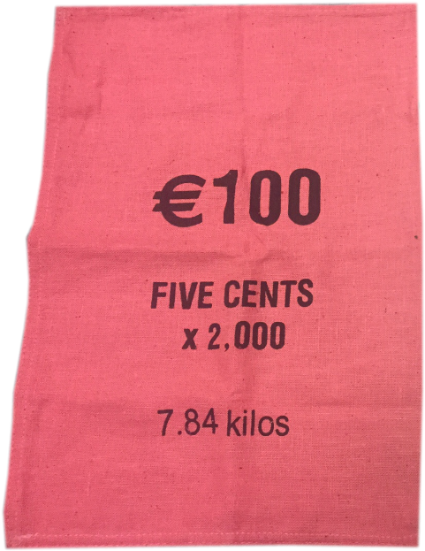 Coin Bags Cotton Pack Of - Net Bags For Logs Ireland (700x800), Png Download