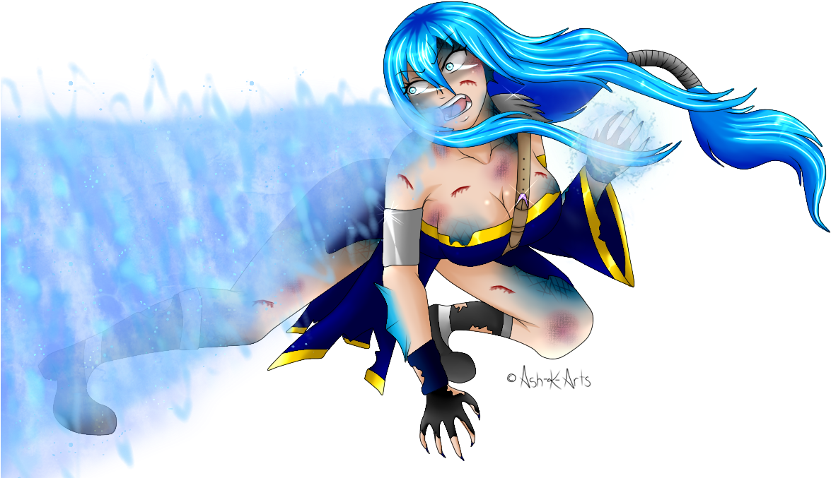 Water Dragon Roar - Fairy Tail Dragon Oc (1200x880), Png Download