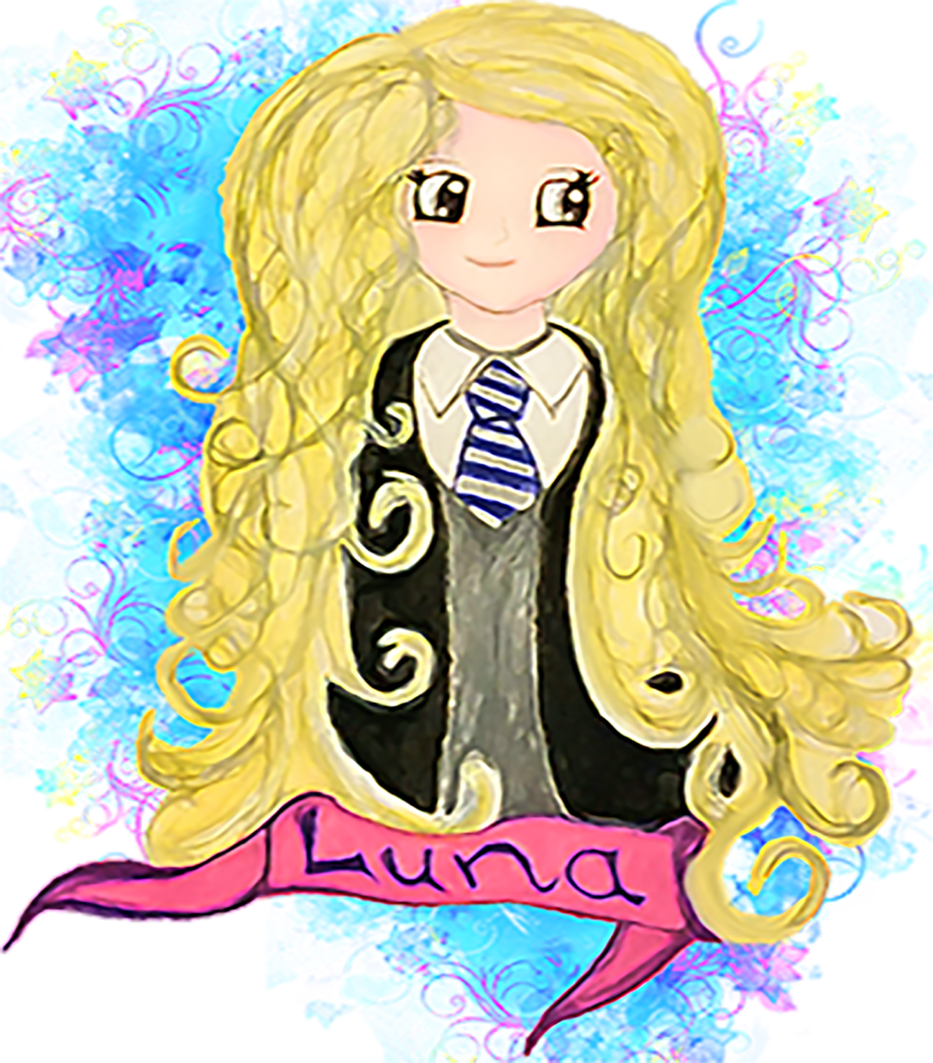 Luna Lovegood Png (1350x1538), Png Download