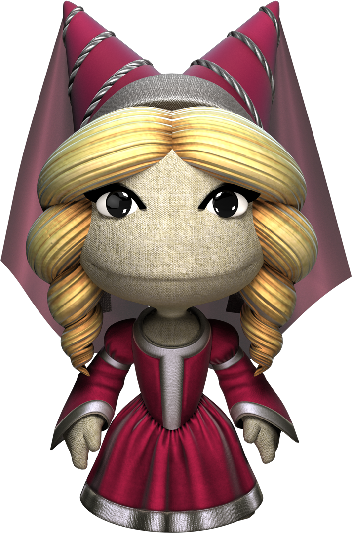 10 15 02 367 Damselindistressfront - Little Big Planet 3 Sackgirl (1200x1200), Png Download