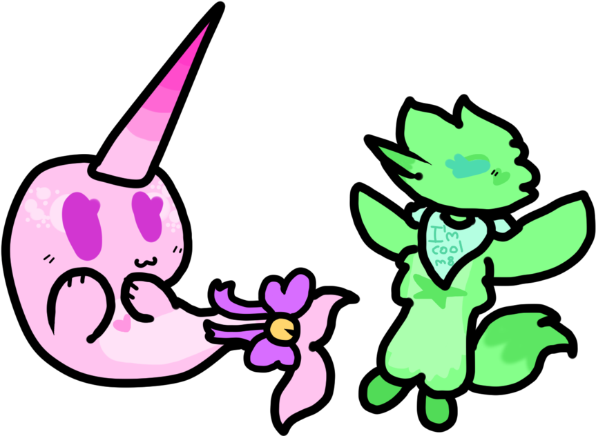 The Penguin And Pink By Scarlethfluffyadopts On (1024x711), Png Download