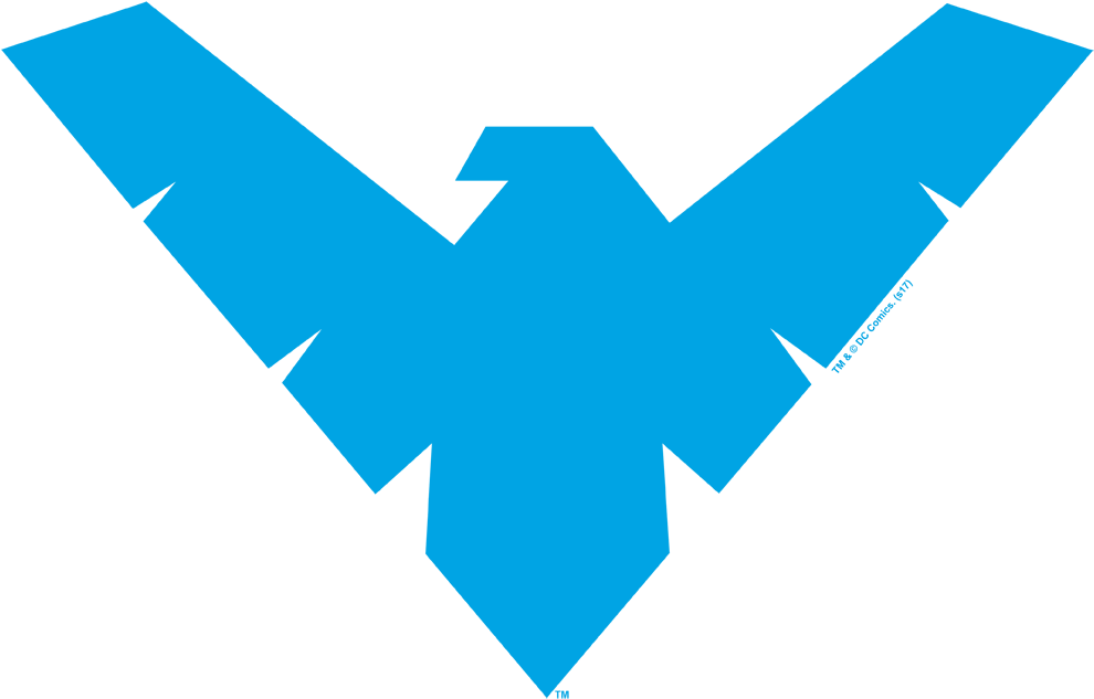 Batman Nightwing Symbol Baby Bodysuit - Nightwing Logo (1008x707), Png Download