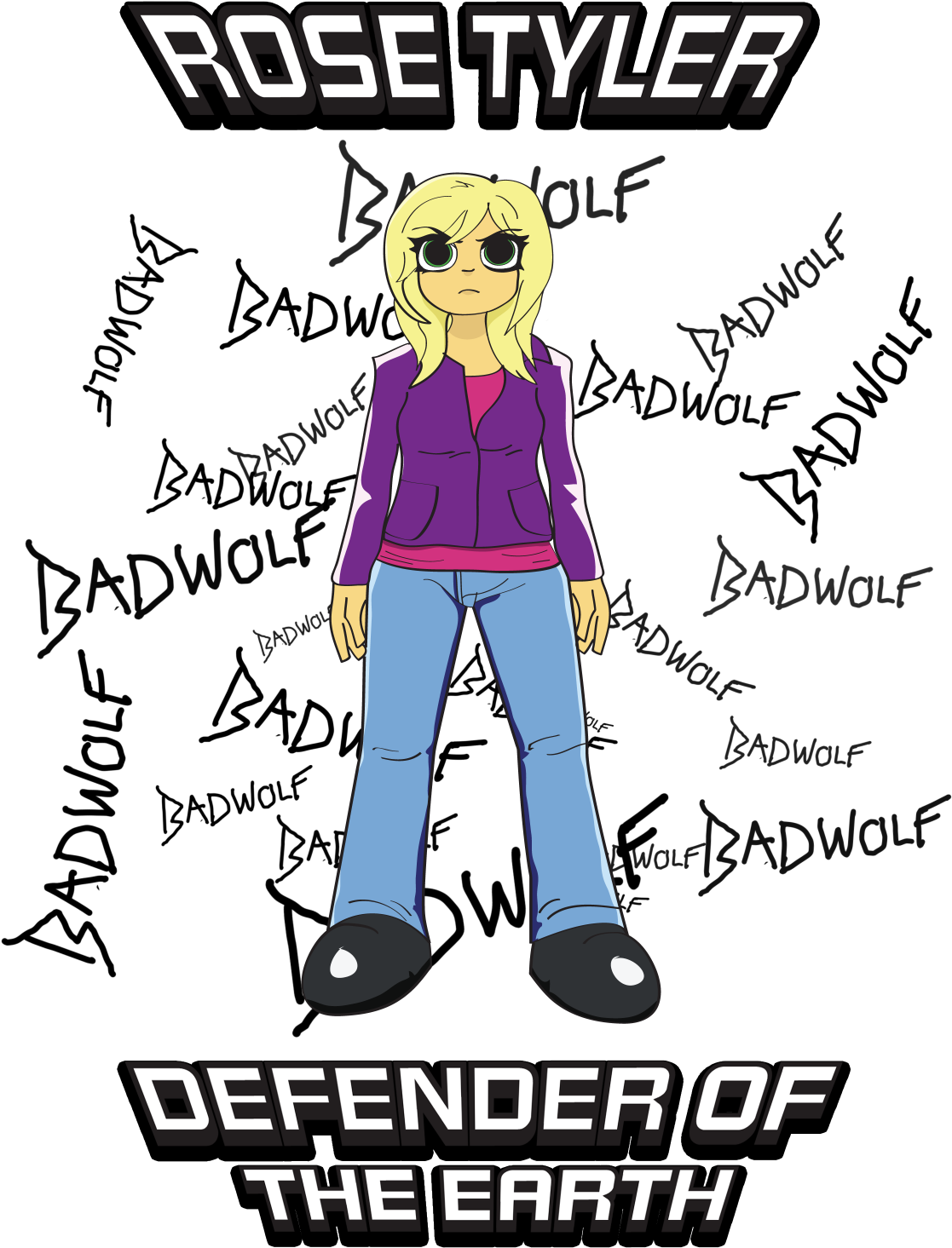 Of Jealousy Everytime The Doctor Takes On A New Companion, - Rose Tyler - Defender Of The Earth Unisex T-shirts (1200x1600), Png Download