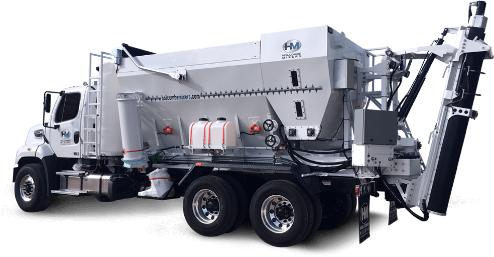 Hm12he 12-yard Volumetric Concrete Mixer Package - Truck (1000x597), Png Download