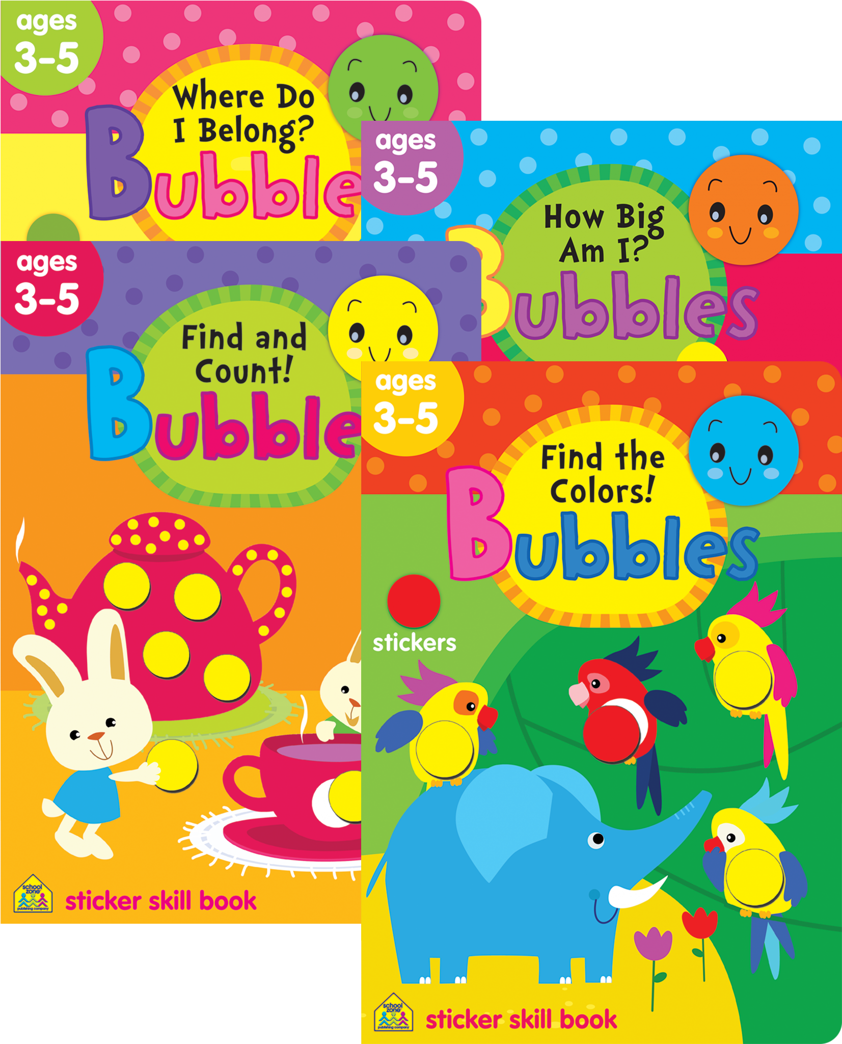 Find And Color!: Bubbles [book] (2048x2048), Png Download