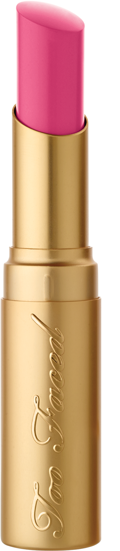 La - Too Faced - La Crème Colour Drenched Lipstick - Taffy (2000x1800), Png Download