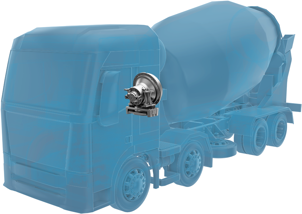 Zf Technology In Concrete Mixers - Concrete Mixer (1045x731), Png Download