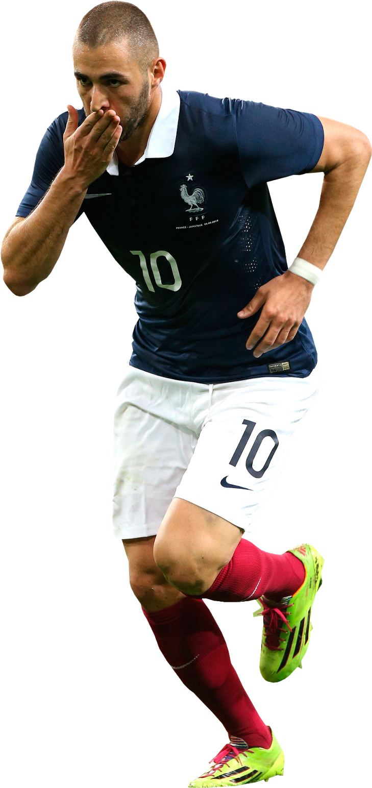 Karim Benzema Render - Football (776x1600), Png Download