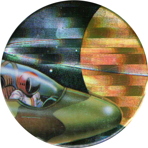 Laser Caps > Space Astronaut In Spacecraft Near Ringed - Spacecraft (600x600), Png Download
