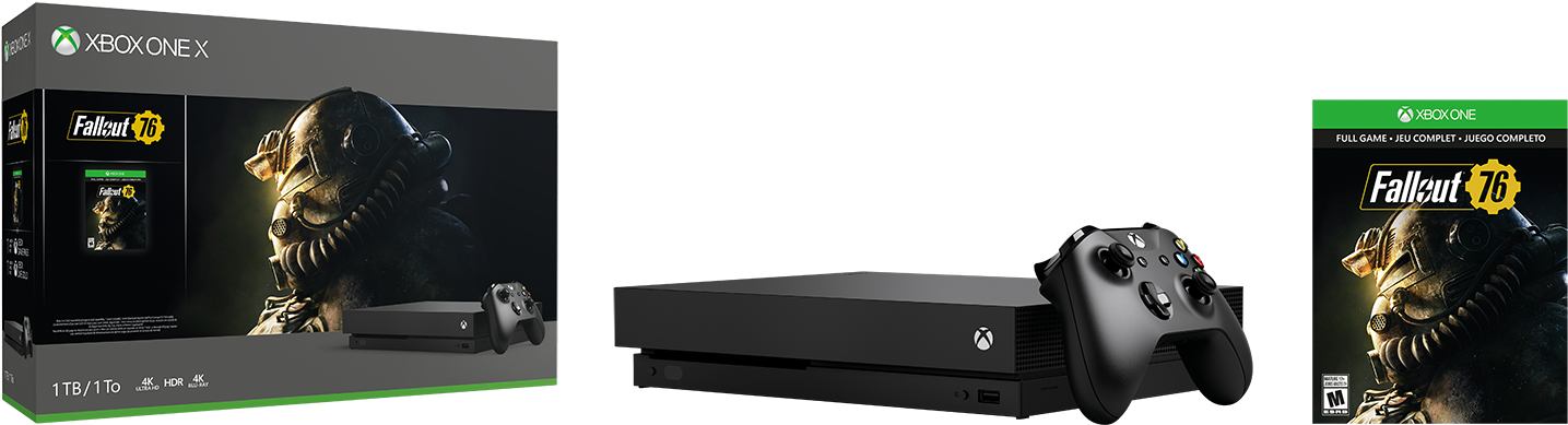 Save $50 On The Xbox One X Fallout 76 Bundle And Explore, (1500x480), Png Download