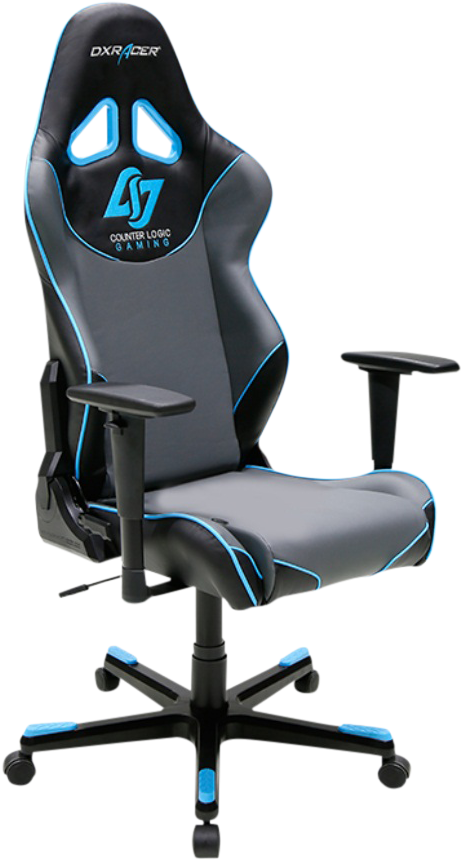 Dxracer Racing Re129/ngb/clg Gaming Chair - Dxracer Game Seats Racing Gaming Chair, Black (956x956), Png Download