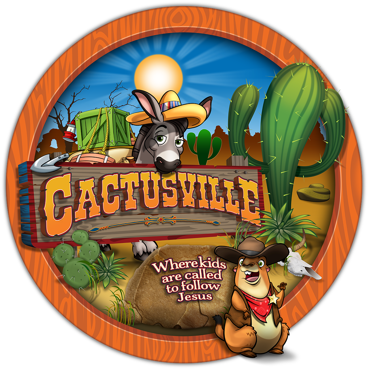 Vbx Cactusville (1200x1198), Png Download