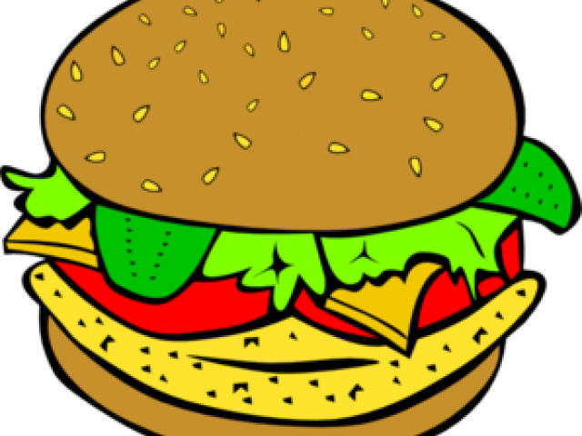 Hamburger Clip Art (640x480), Png Download