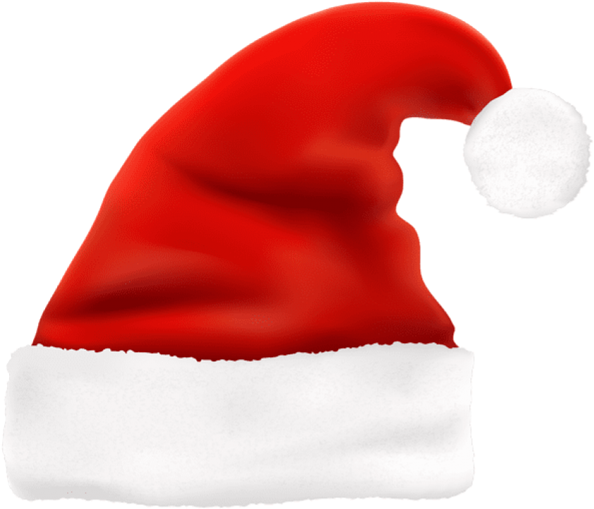 Christmas Santa Hat Png - Portable Network Graphics (850x730), Png Download
