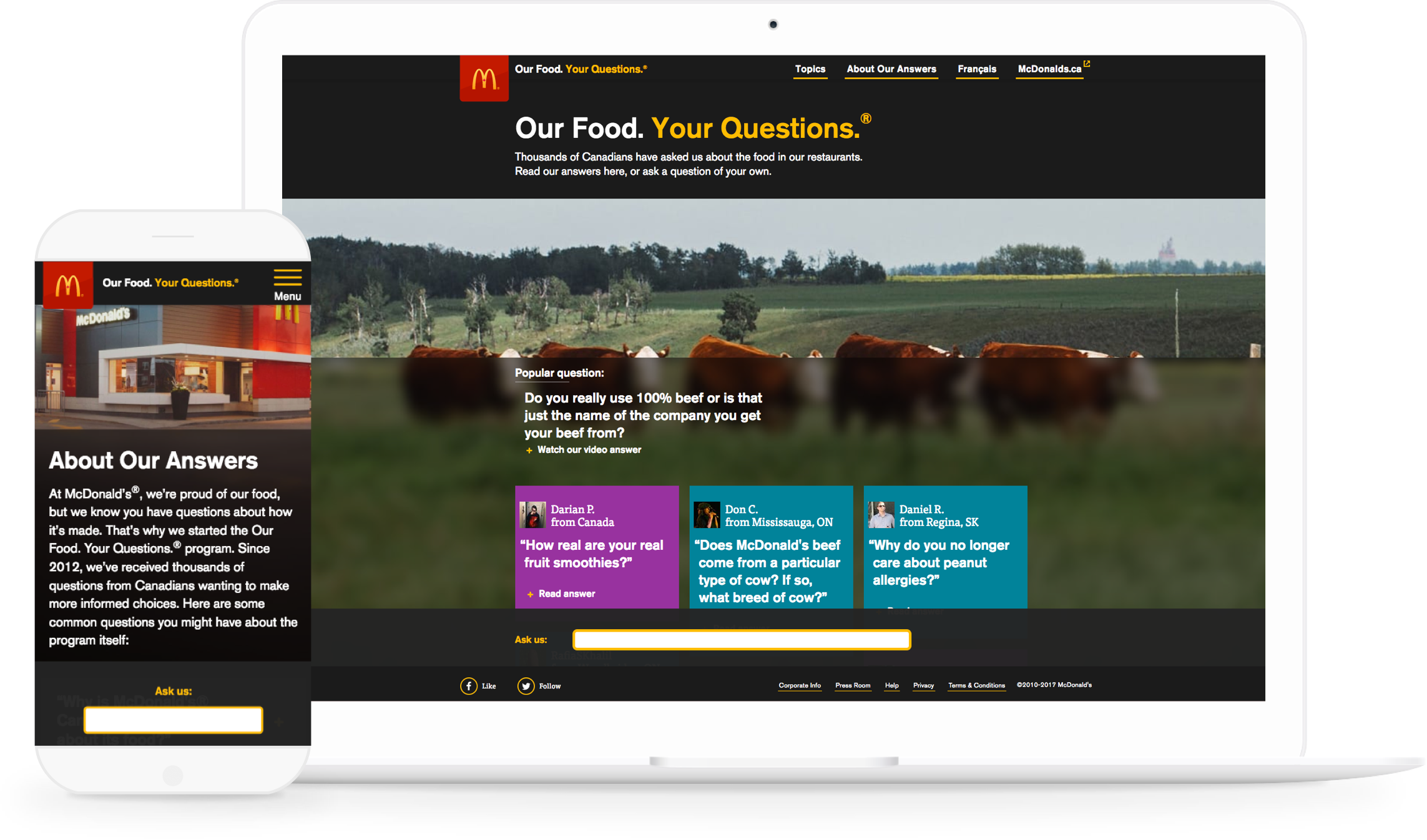 We Shared Video Responses That Gave Canadians An Unprecedented, - Food (2286x1346), Png Download