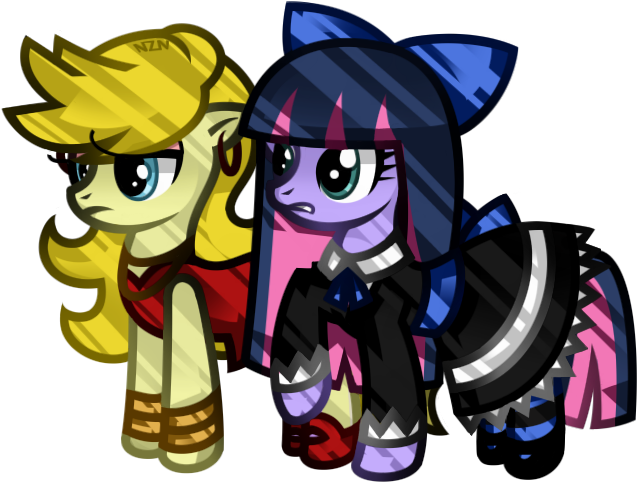 Panty And Stocking With Garterbelt Images Panty Stocking - Panty And Stocking Pony (652x495), Png Download