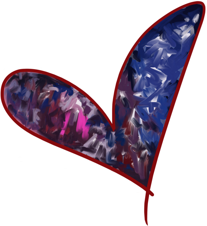 Red Heart 1 - Portable Network Graphics (1000x858), Png Download