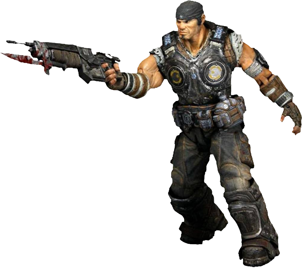 Gears Of War - Gears Of War Marcus Fenix Action Figure 4 Inch (1024x905), Png Download
