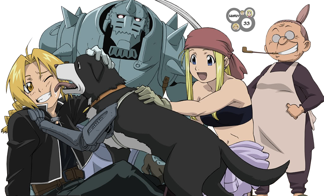Edward Elric Images Edward Elric Hd Wallpaper And Background - Full Metal Alchemist Winry (1100x666), Png Download