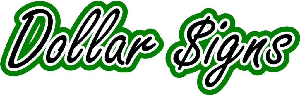 Dollar Signs Logo - Vehicle (1024x354), Png Download