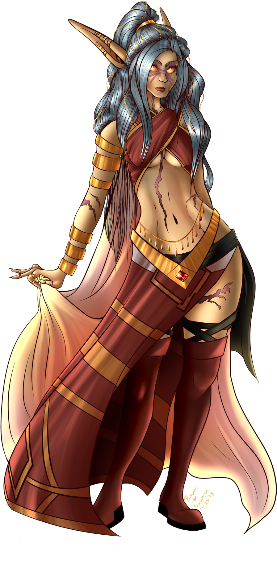 Night Elf - Elf (1280x1920), Png Download