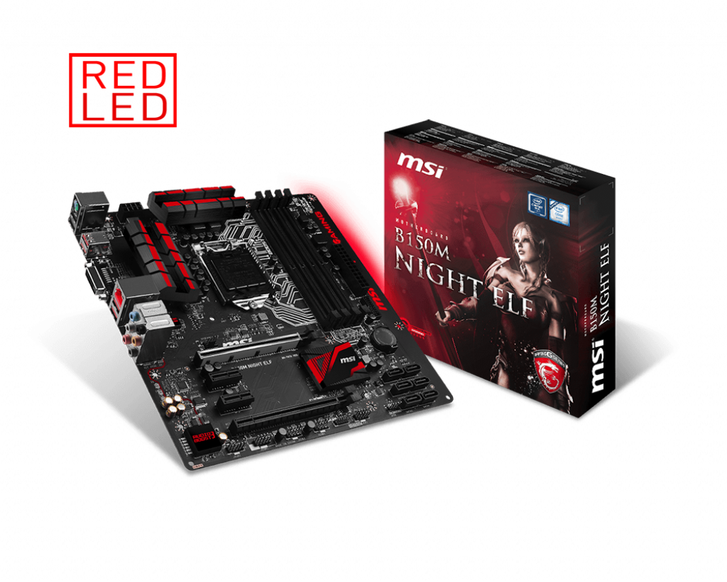 Intel® B150 Express Motherboard B150m Night Elf - Msi B150m Night Elf (1024x820), Png Download